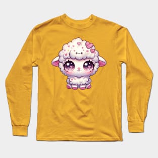 Y2K dolly glitter glamour sheep Long Sleeve T-Shirt